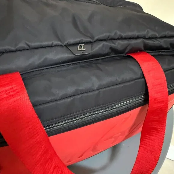 Christian Louboutin LOUBIDEAL SPORT BAG duffle BAG sneaker sole LARGE - Picture 11 of 16